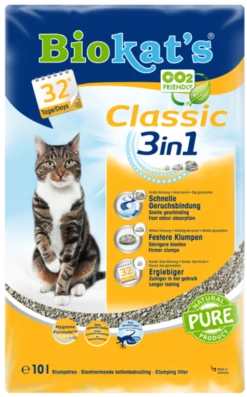 Biokat's Classic 3in1 Cat Litter - 10 L