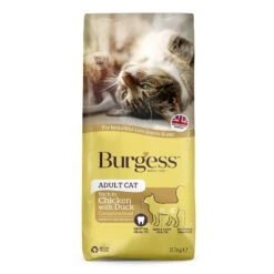Burgess Adult Rich In Chicken With Duck Dry Cat Food - 10kg