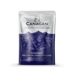 Canagan Cat Pouch Chicken For Senior/Sterilised Cats 8x85g