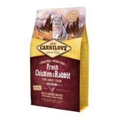 Carnilove Fresh Chicken & Rabbit Dry Cat Food - 2kg
