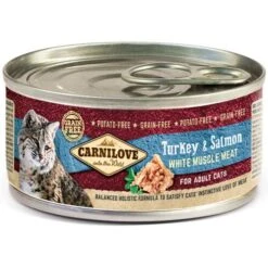 Carnilove Turkey & Salmon Wet Cat Food Tins - 12 X 100g