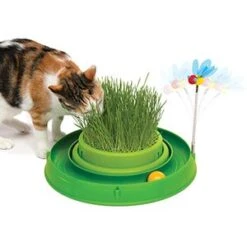 Catit Play Circuit With Ball & Grass Cat Toy