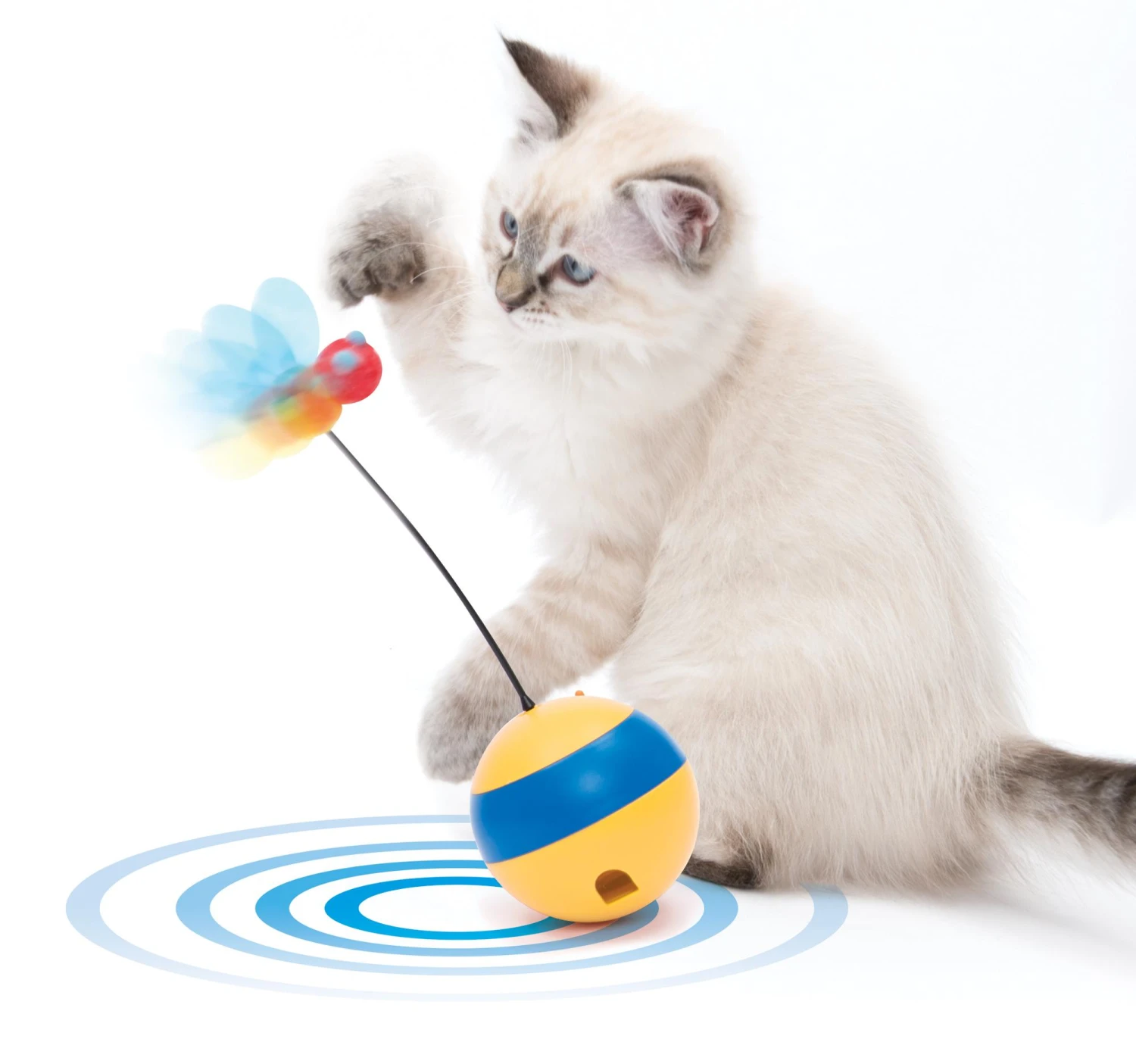 Catit Play Spinning Bee Cat Toy 6 Catit Play Spinning Bee Cat Toy - Image 4