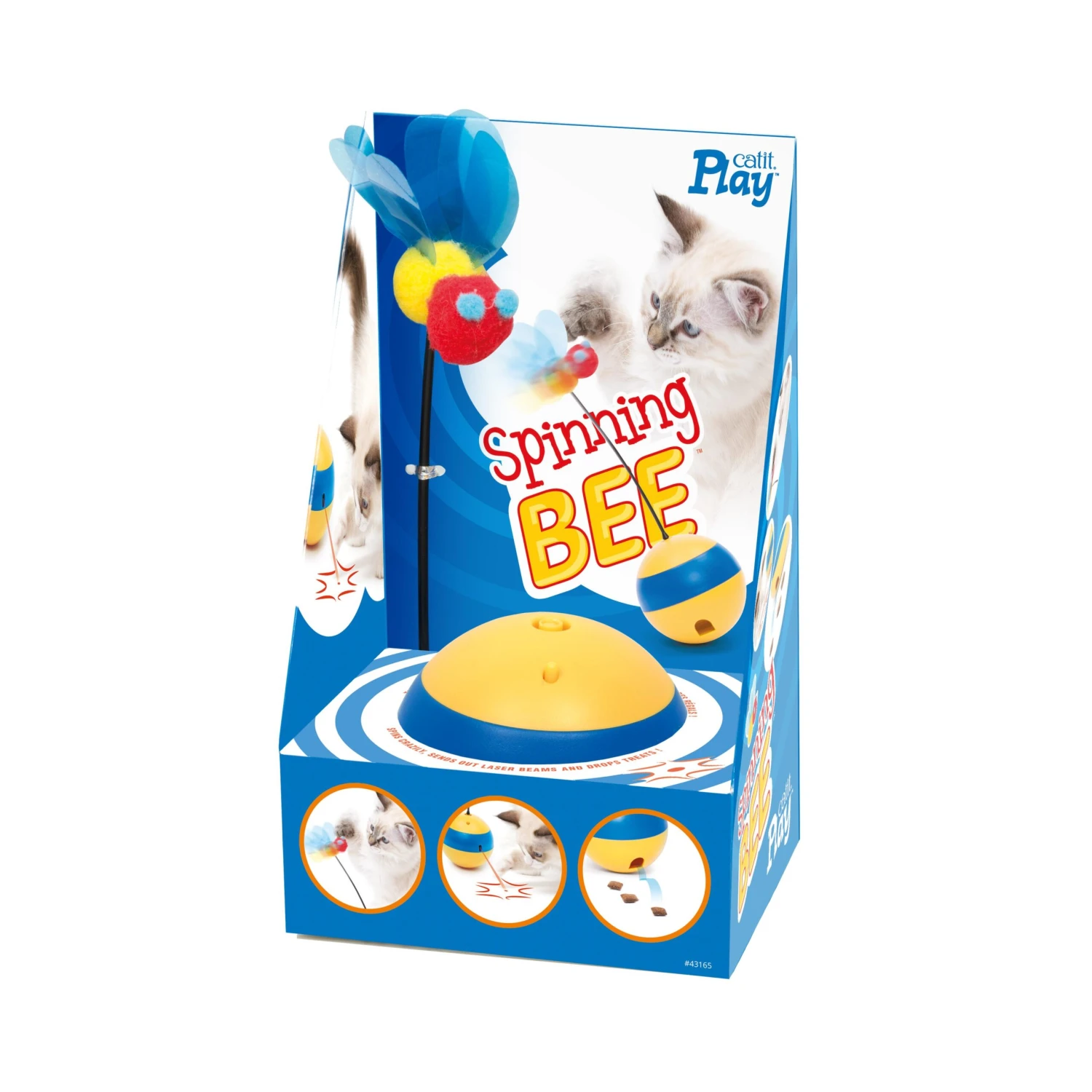 Catit Play Spinning Bee Cat Toy 10 Catit Play Spinning Bee Cat Toy - Image 8