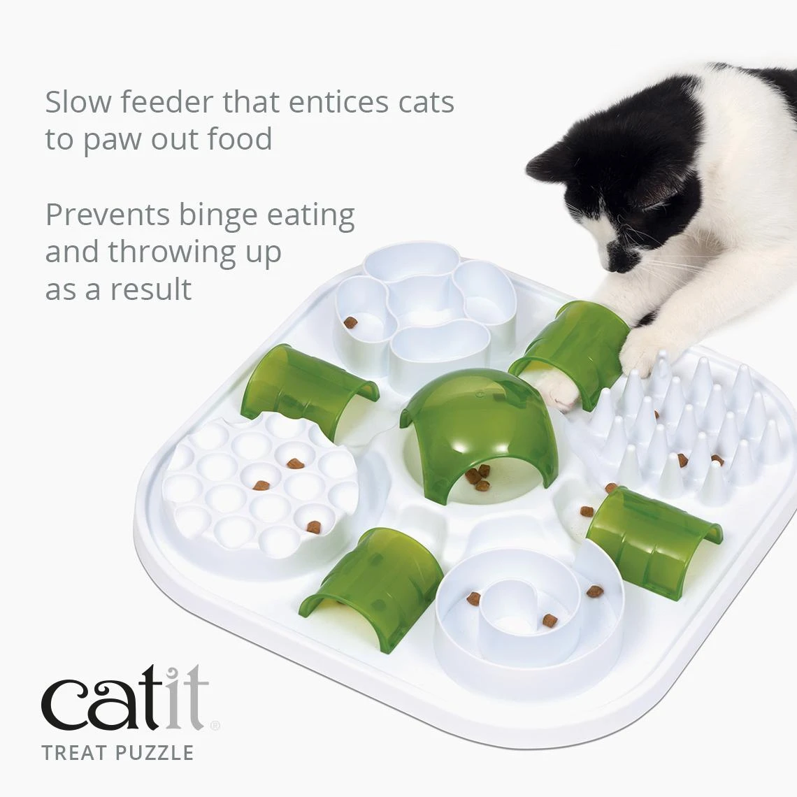 Catit Play Treat Dispensing Puzzle Cat Toy 4 Catit Play Treat Dispensing Puzzle Cat Toy - Image 2