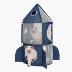 Catit Vesper Cat Rocket Toy - Blue