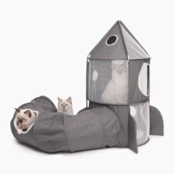Catit Vesper Cat Rocket Toy - Grey -Cat Mania Shop Catit Vesper Cat Rocket Toy Grey vetshop 3