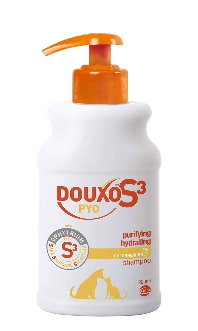 Douxo S3 Pyo Antiseptic Shampoo For Dog And Cats - 200ml 3 Douxo S3 Pyo Antiseptic Shampoo For Dog And Cats - 200ml