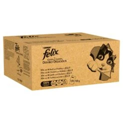 Felix As Good As It Looks Doubly Delicious Adult Mixed Selection Wet Cat Food Pouches - 120 X 100g -Cat Mania Shop Felix As Good As It Looks Doubly Delicious Adult Mixed Selection Wet Cat Food Pouches 120 x 100g vetshop 4