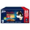 Felix As Good As It Looks Doubly Delicious Meat Cat Pouches - 88 X 100g 1 Felix As Good As It Looks Doubly Delicious Meat Cat Pouches - 88 X 100g -Cat Mania Shop Felix As Good As It Looks Doubly Delicious Meat Cat Pouches 88 x 100g vetshop 1