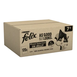 Felix As Good As It Looks Senior 7+ Wet Cat Food Pouches - 120 X 100g