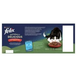 Felix Naturally Delicious Countryside Selection In Jelly Wet Cat Food Pouches - 40 X 80g -Cat Mania Shop Felix Naturally Delicious Country Selection Jelly Wet Cat Food Pouches 40 x 80g vetshop 98