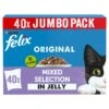 Felix Mixed Selection In Jelly Wet Cat Food Pouches - 40 X 100g -Cat Mania Shop Felix Pouch Mixed Selection Cat Food 40 Pack 100g vetshop 1