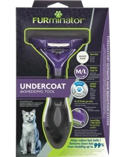 Furminator Deshedding Tool For Large Cats With Short Hair