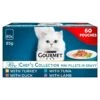 Gourmet Perle Chef's Collection In Gravy Wet Cat Food Pouches - 60 X 85g