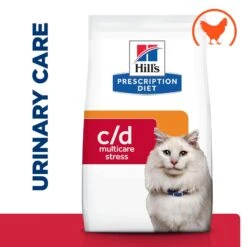 Hill's Prescription Diet C/D Urinary Stress With Chicken Dry Cat Food - 1.5Kg -Cat Mania Shop Hills Prescription Diet C D Urinary Stress Dry Cat Food 1 5Kg vetshop 2