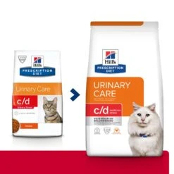 Hill's Prescription Diet C/D Urinary Stress With Chicken Dry Cat Food - 1.5Kg -Cat Mania Shop Hills Prescription Diet C D Urinary Stress Dry Cat Food 1 5Kg vetshop 3