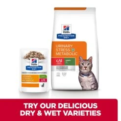 Hill's Prescription Diet C/D Urinary Stress + Metabolic Wet Cat Food Pouches With Chicken - 12 X 85g 18 Hill's Prescription Diet C/D Urinary Stress + Metabolic Wet Cat Food Pouches With Chicken - 12 X 85g -Cat Mania Shop Hills Prescription Diet C D Urinary Stress Metabolic Wet Cat Food Pouches with Chicken 12 x 85g vetshop 4
