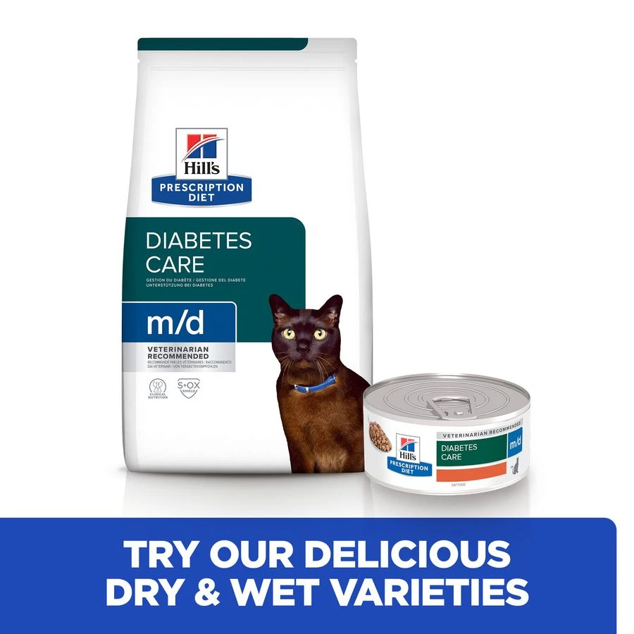 Hill's Prescription Diet M/D Diabetes/Weight Management Cat Food - 1.5Kg 8 Hill's Prescription Diet M/D Diabetes/Weight Management Cat Food - 1.5Kg - Image 6