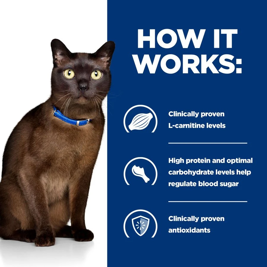 Hill's Prescription Diet M/D Diabetes/Weight Management Cat Food - 1.5Kg 10 Hill's Prescription Diet M/D Diabetes/Weight Management Cat Food - 1.5Kg - Image 8