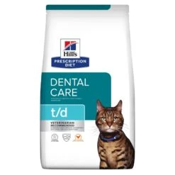 Hill's Prescription Diet T/D Dental Care With Chicken Cat Food - 1.5Kg