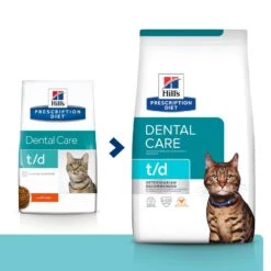Hill's Prescription Diet T/D Dental Care With Chicken Cat Food - 1.5Kg -Cat Mania Shop Hills Prescription Diet Feline T D Cat Food 1 5Kg vetshop 3