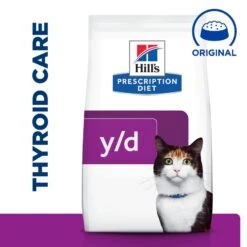 Hill's Prescription Diet Y/d Thyroid Care Dry Cat Food - 3kg -Cat Mania Shop Hills Prescription Diet Feline Y D Dry Cat Food 5Kg vetshop 2