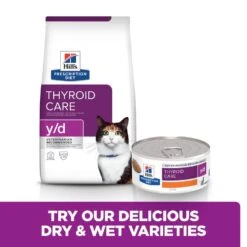Hill's Prescription Diet Y/d Thyroid Care Dry Cat Food - 3kg -Cat Mania Shop Hills Prescription Diet Feline Y D Dry Cat Food 5Kg vetshop 4
