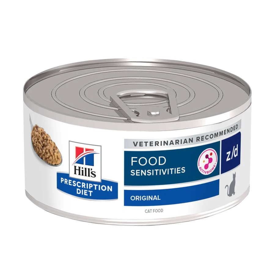 Hill's Prescription Diet Feline Z/D Sensitivities Allergen-Free Wet Cat Food - 24 X 156g 3 Hill's Prescription Diet Feline Z/D Sensitivities Allergen-Free Wet Cat Food - 24 X 156g