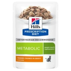 Hill's Prescription Diet Metabolic Weight Management Chicken Cat Food - 12 X 85g
