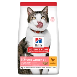 Hills Hill's Science Plan Mature Adult 7+ Light Chicken Cat Food - 7kg