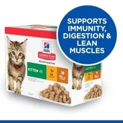 Hills Hill's Science Plan Kitten Wet Multipack Chicken & Turkey Flavour - 48x85g 16 Hills Hill's Science Plan Kitten Wet Multipack Chicken & Turkey Flavour - 48x85g -Cat Mania Shop Hills Science Plan Kitten Wet Multipack Chicken Turkey Flavour 48x85g vetshop 5
