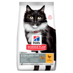 Hills Hill's Science Plan Mature Sterilised Chicken Dry Cat Food - 3kg