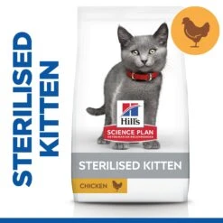 Hills Hill's Science Plan Sterilised Kitten Dry Food Chicken - 7 Kg -Cat Mania Shop Hills Science Plan Sterilised Kitten Dry Food Chicken 7 kg vetshop 3