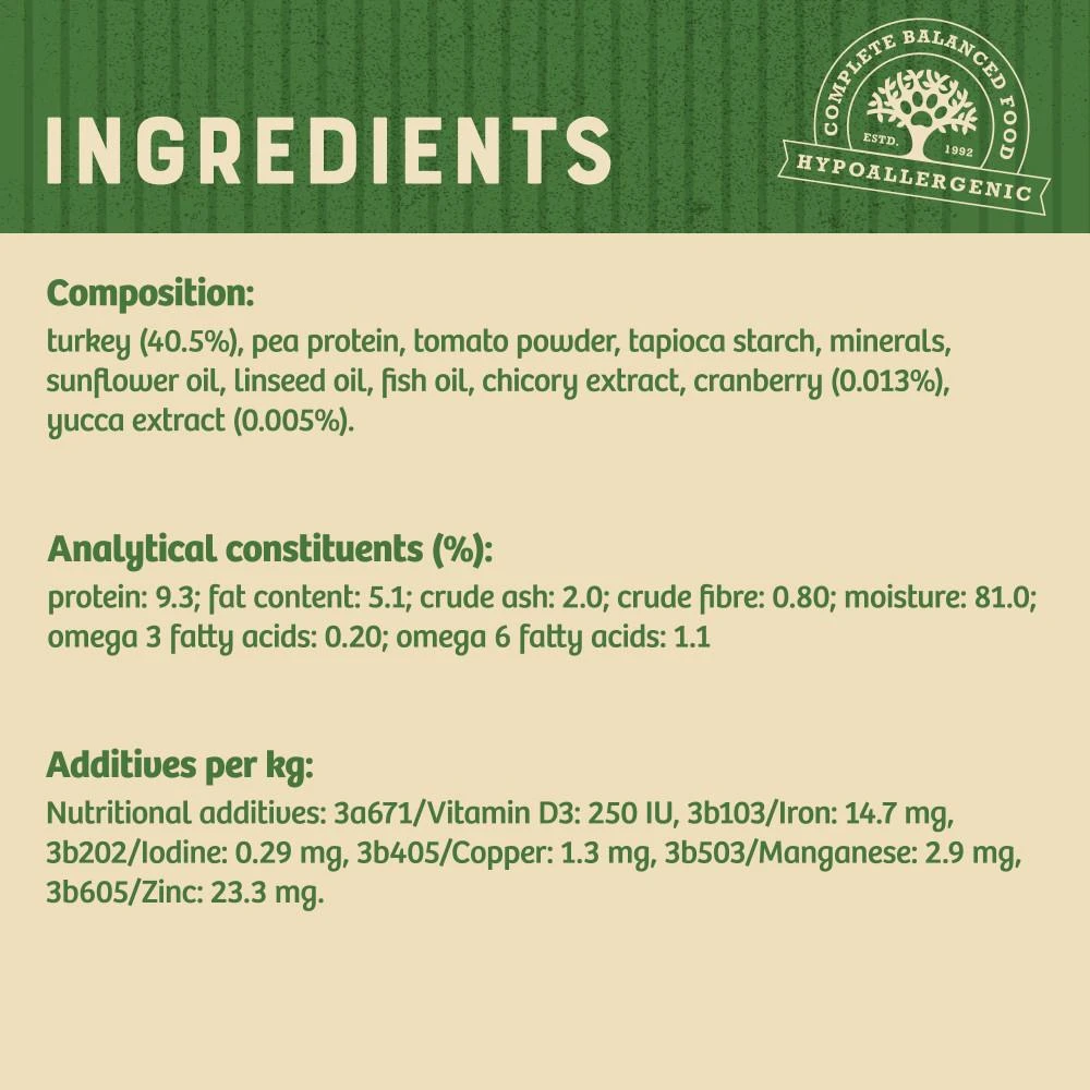 James Wellbeloved Adult Grain Free Turkey In Gravy Wet Cat Food Pouches - 24 X 85g 8 James Wellbeloved Adult Grain Free Turkey In Gravy Wet Cat Food Pouches - 24 X 85g - Image 6