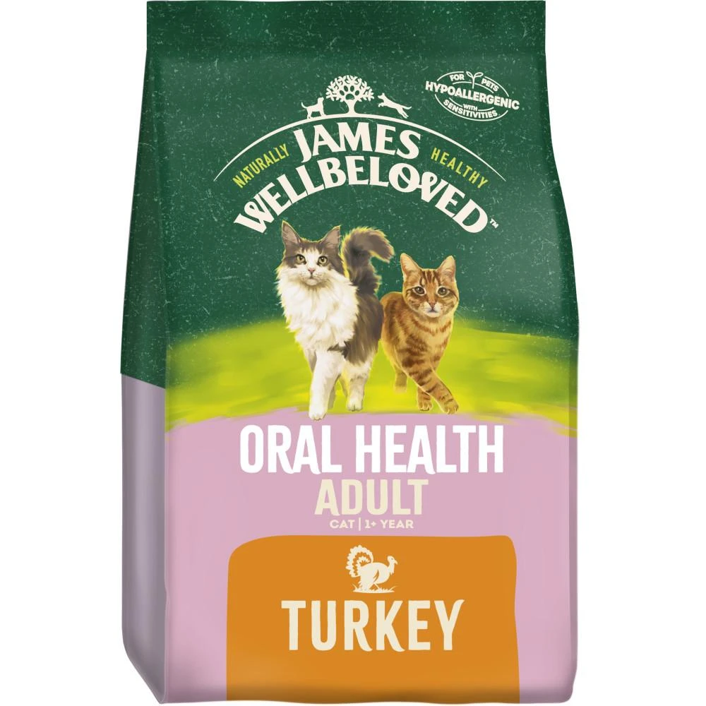 James Wellbeloved Oral Health Adult Complete Dry Cat Food Turkey - 4kg 11 James Wellbeloved Oral Health Adult Complete Dry Cat Food Turkey - 4kg - Image 9