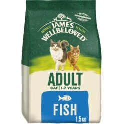 James Wellbeloved Fish & Rice Adult Dry Cat Food - 1.5kg
