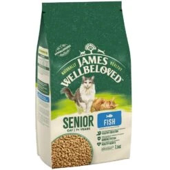 James Wellbeloved Fish & Rice Senior Dry Cat Food - 1.5kg -Cat Mania Shop James Wellbeloved Fish Rice Senior Dry Cat Food 1 5kg vetshop 3