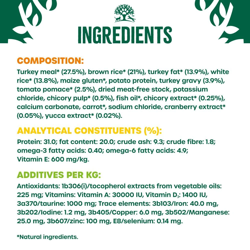 James Wellbeloved Turkey & Rice Adult Dry Cat Food - 4kg 9 James Wellbeloved Turkey & Rice Adult Dry Cat Food - 4kg - Image 7