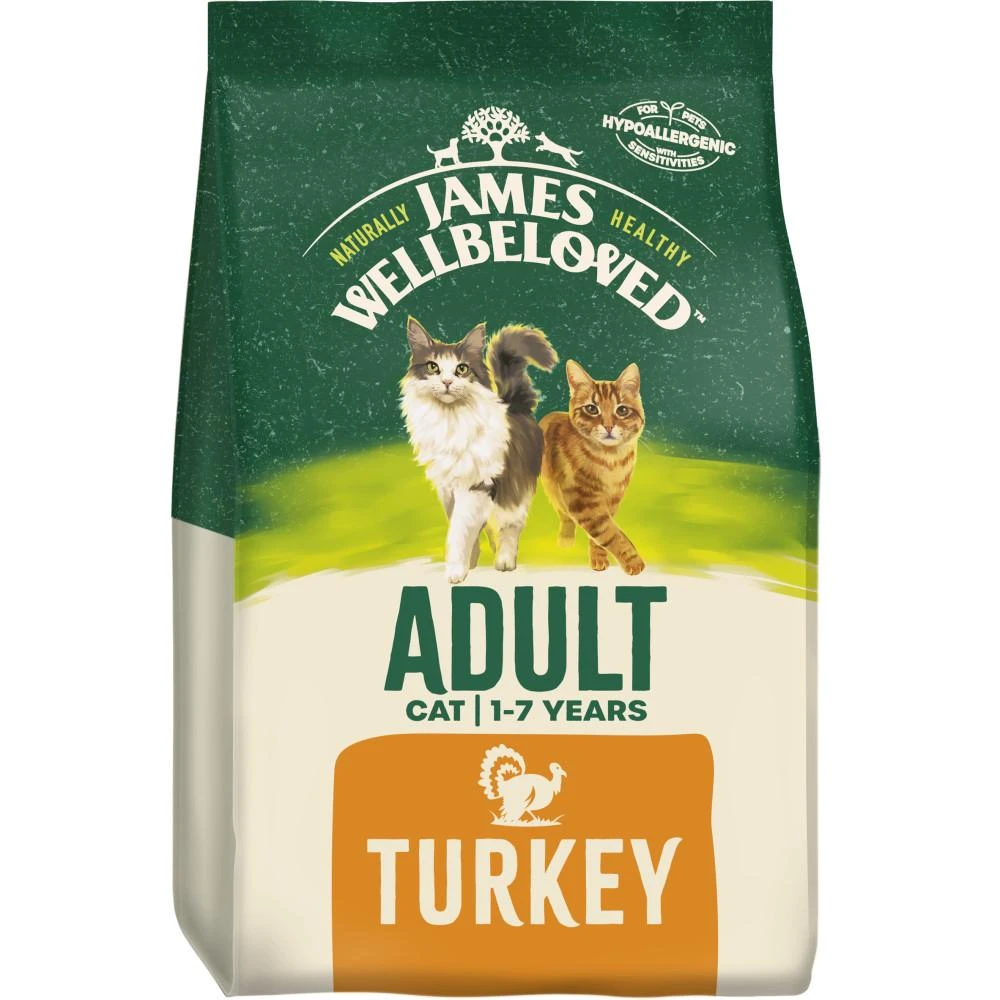 James Wellbeloved Turkey & Rice Adult Dry Cat Food - 4kg 11 James Wellbeloved Turkey & Rice Adult Dry Cat Food - 4kg - Image 9