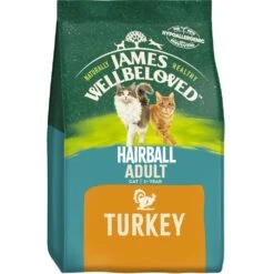 James Wellbeloved Adult Hairball Turkey Dry Cat Food - 4kg -Cat Mania Shop James wellbeloved Cat Hairball Turkey 4Kg vetshop 9