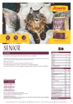 Josera Senior Dry Cat Food - 2kg -Cat Mania Shop Josera Senior Dry Cat Food 2kg vetshop 3