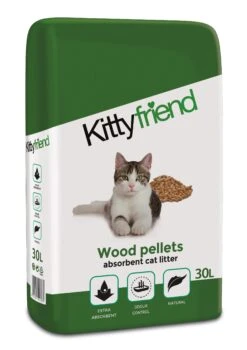 Sanicat Kittyfriend Wood Cat Litter - 30 Litre