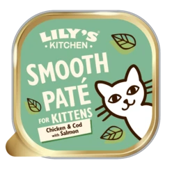 Lily's Kitchen Chicken, Cod & Salmon Pate Wet Kitten Food - 19 X 85g