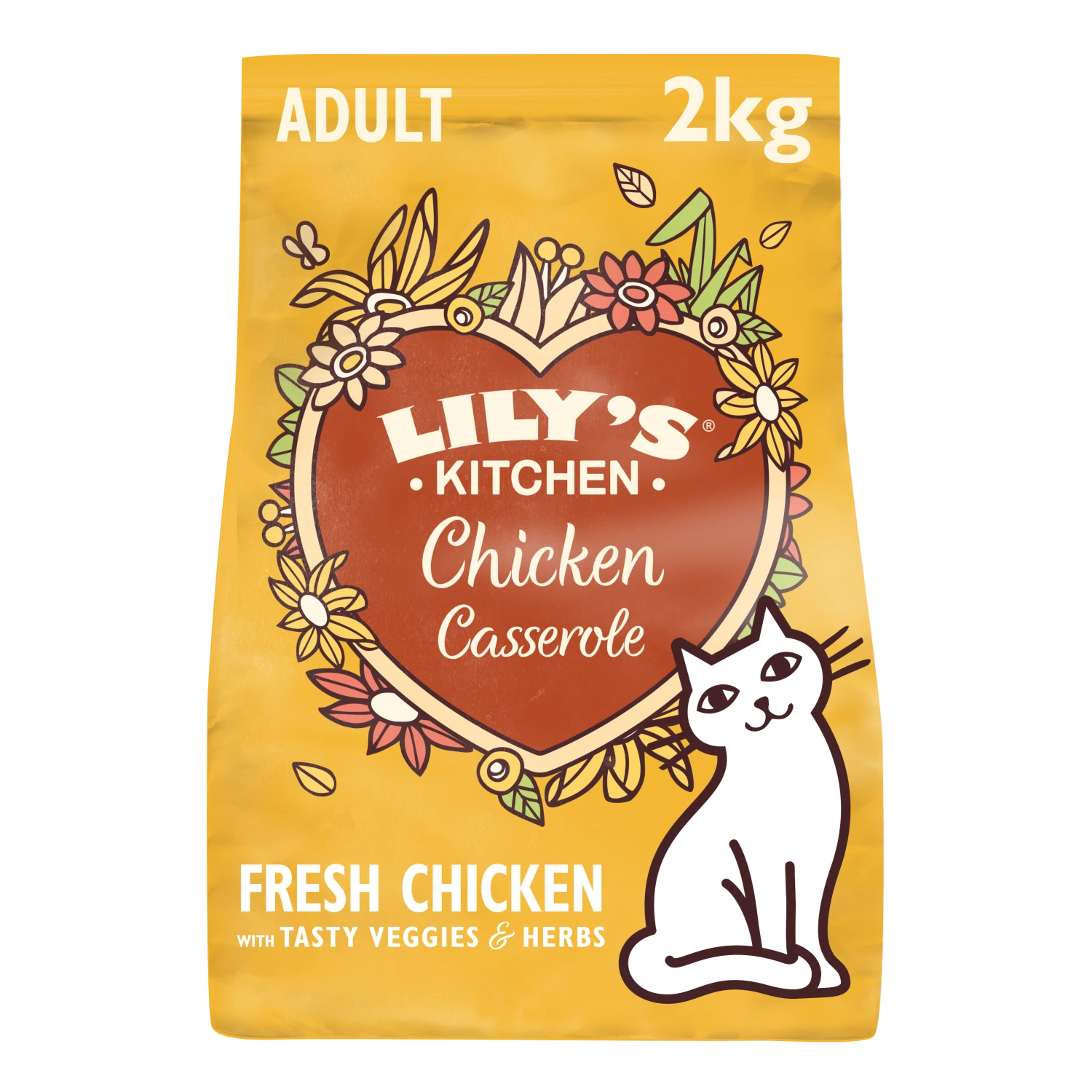 Lily's Kitchen Chicken Casserole Dry Cat Food - 2kg 3 Lily's Kitchen Chicken Casserole Dry Cat Food - 2kg