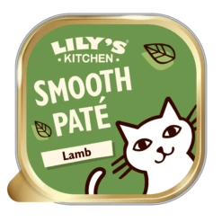 Lily's Kitchen Smooth Lamb Pate Wet Cat Food Trays - 19 X 85g