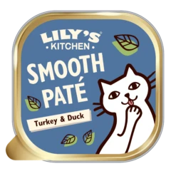 Lily's Kitchen Turkey & Duck Pate Wet Cat Food Trays - 19 X 85g