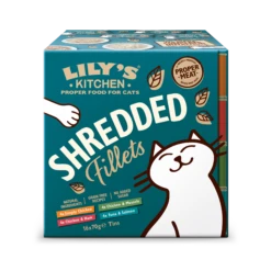 Lily's Kitchen Shredded Fillet Multipack Wet Cat Food Tins - 16 X 70g
