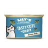 Lily's Kitchen Tasty Cuts Fish In Gravy Wet Cat Food Tins - 24 X 85g 2 Lily's Kitchen Tasty Cuts Fish In Gravy Wet Cat Food Tins - 24 X 85g -Cat Mania Shop Lilys Kitchen Tasty Cuts Fish Wet Cat Food 24 x 70g vetshop 1
