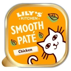 Lily's Kitchen Smooth Chicken Paté Wet Cat Food Trays - 19 X 85g